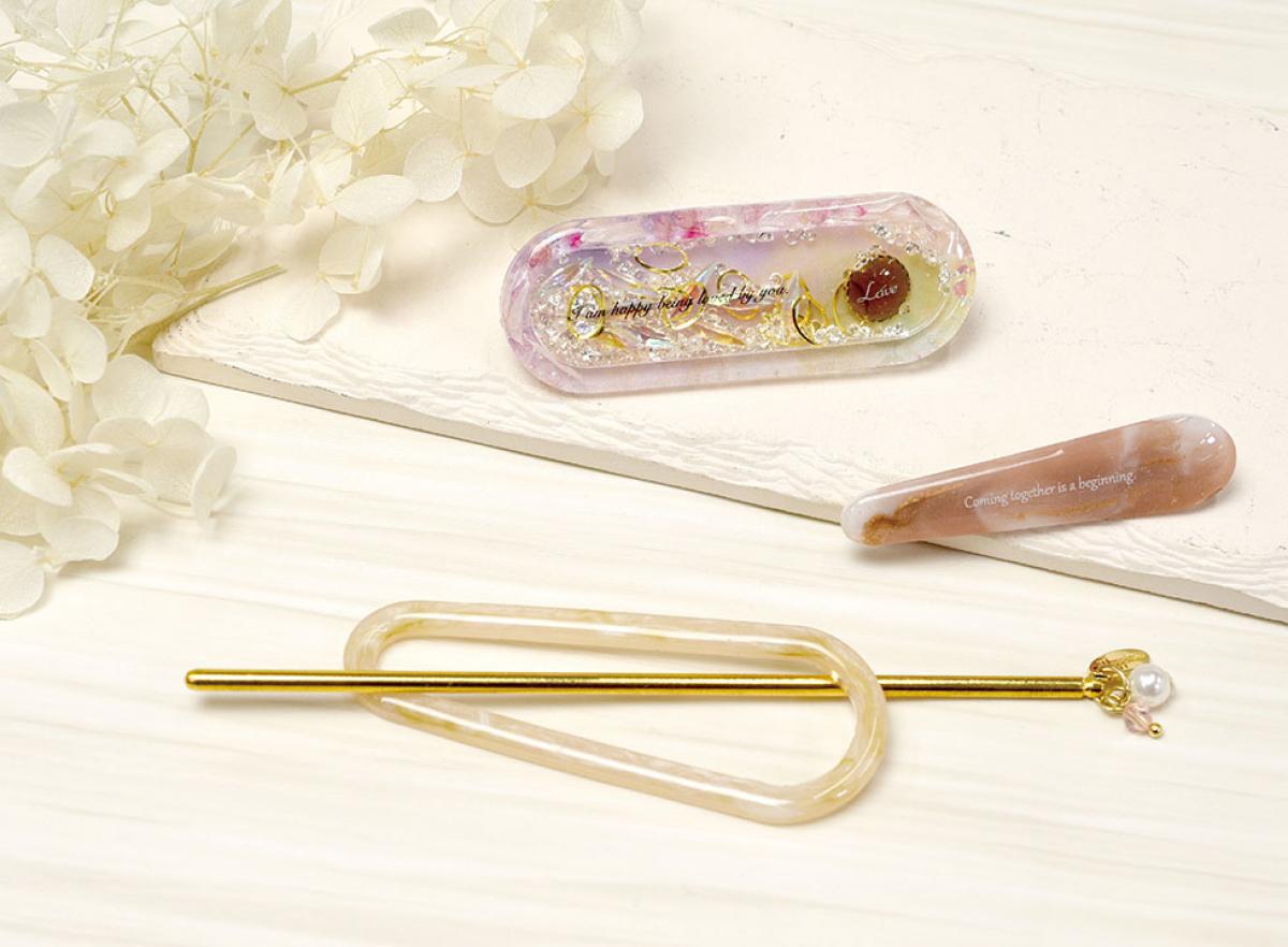 【シリコンモチーフ アクセサリー用(ヘアクリップ)】